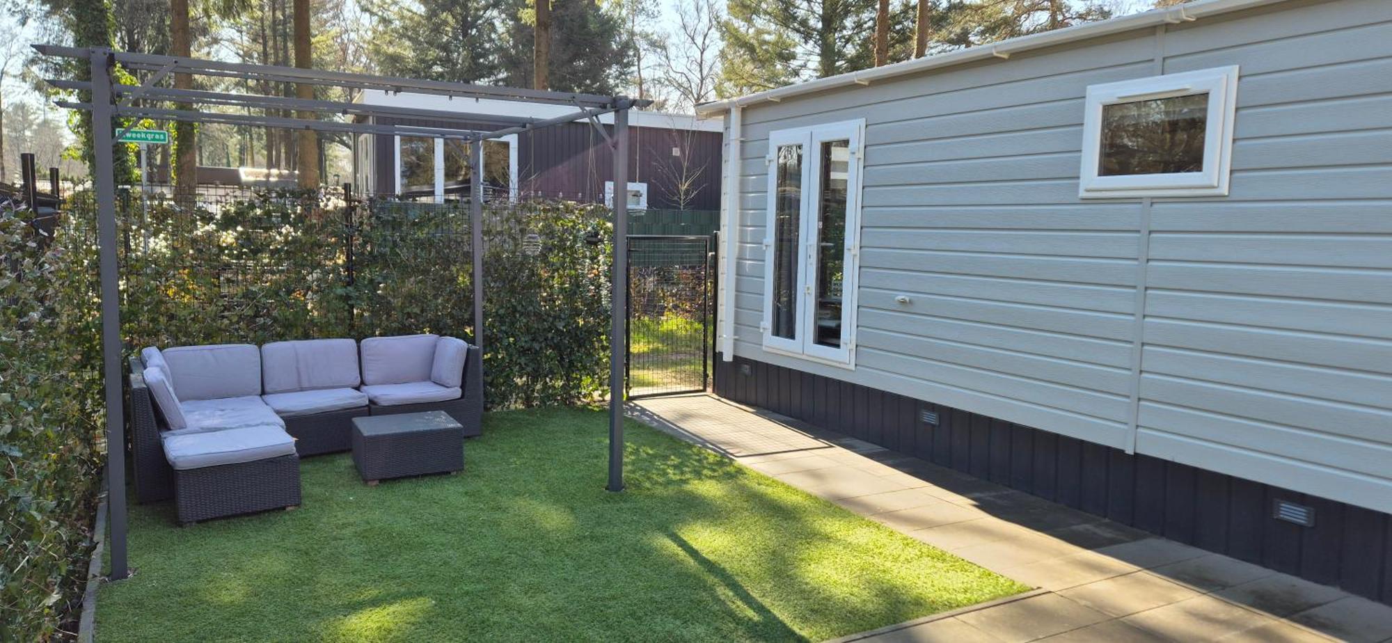 Het Veluwse Boshuisje Knus Chalet Met Omheinde Tuin Op De Veluwe Хундерло Екстериор снимка