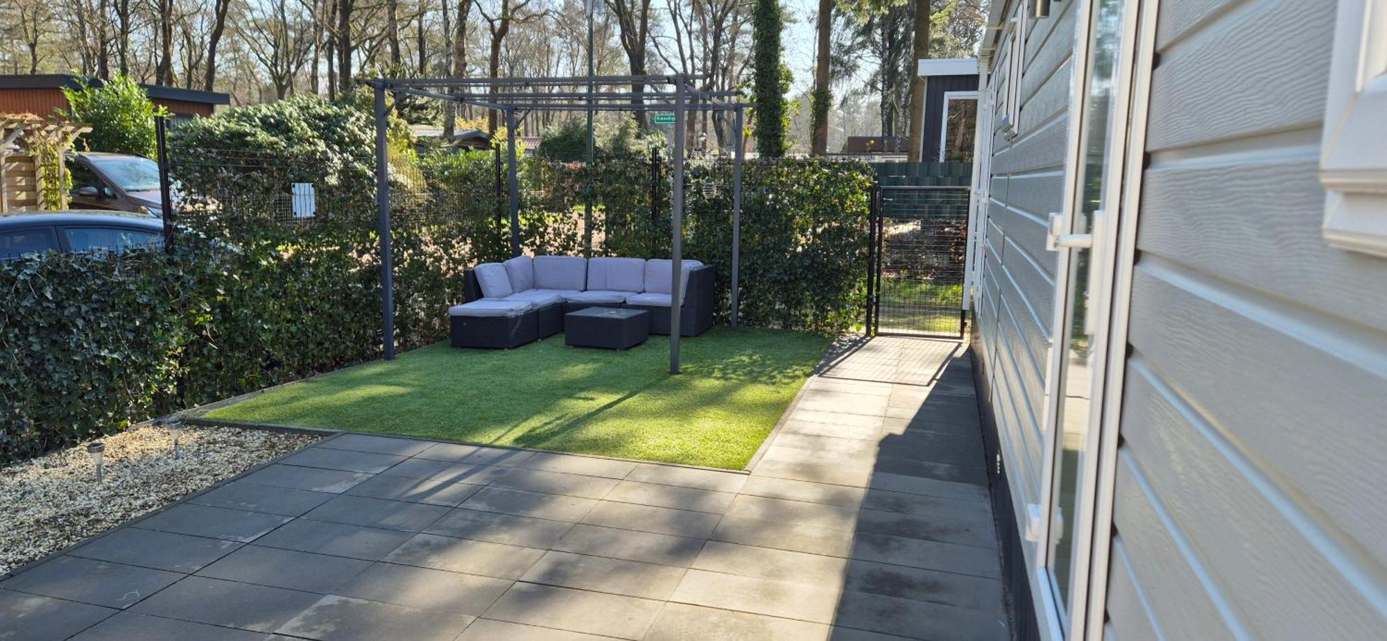 Het Veluwse Boshuisje Knus Chalet Met Omheinde Tuin Op De Veluwe Хундерло Екстериор снимка